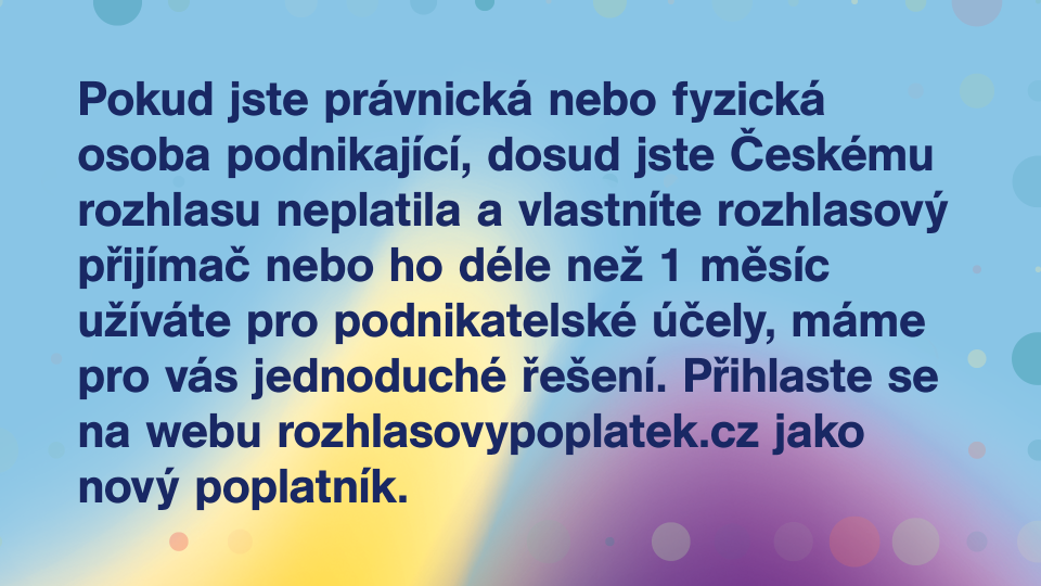 Rozhlasový poplatek 02 - kdo platí